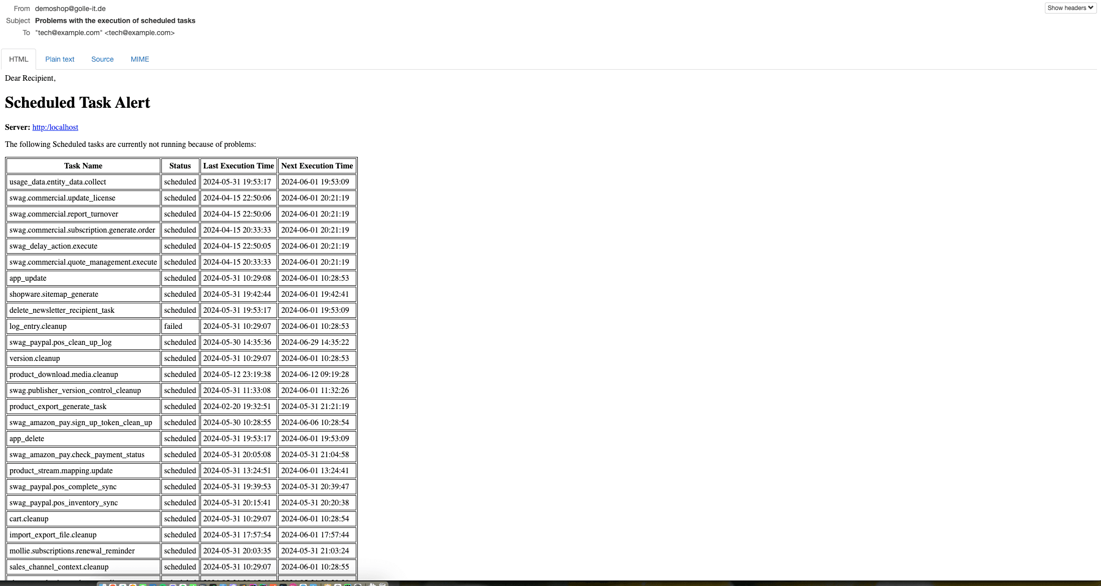 Scheduled Task Überwachung: Screenshot 4