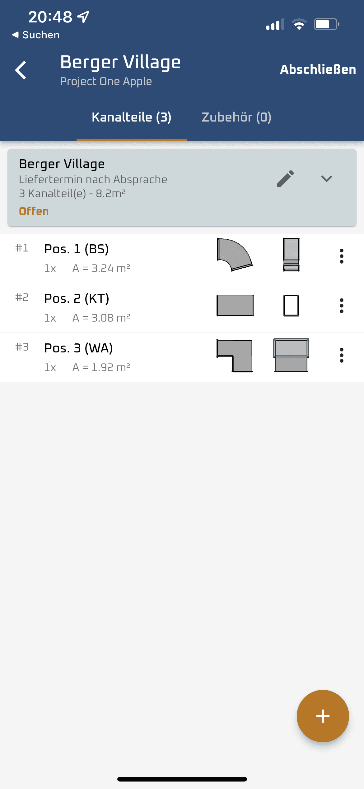 Markora — Digitales Lüftungsaufmaß: Screenshot 3