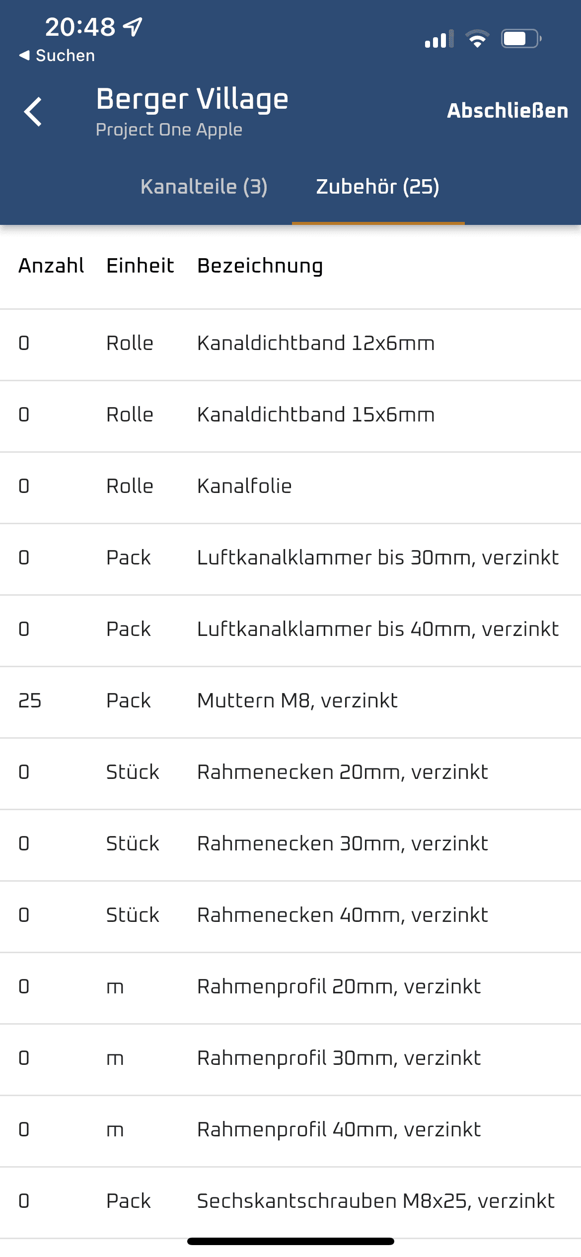 Markora — Digitales Lüftungsaufmaß: Screenshot 4