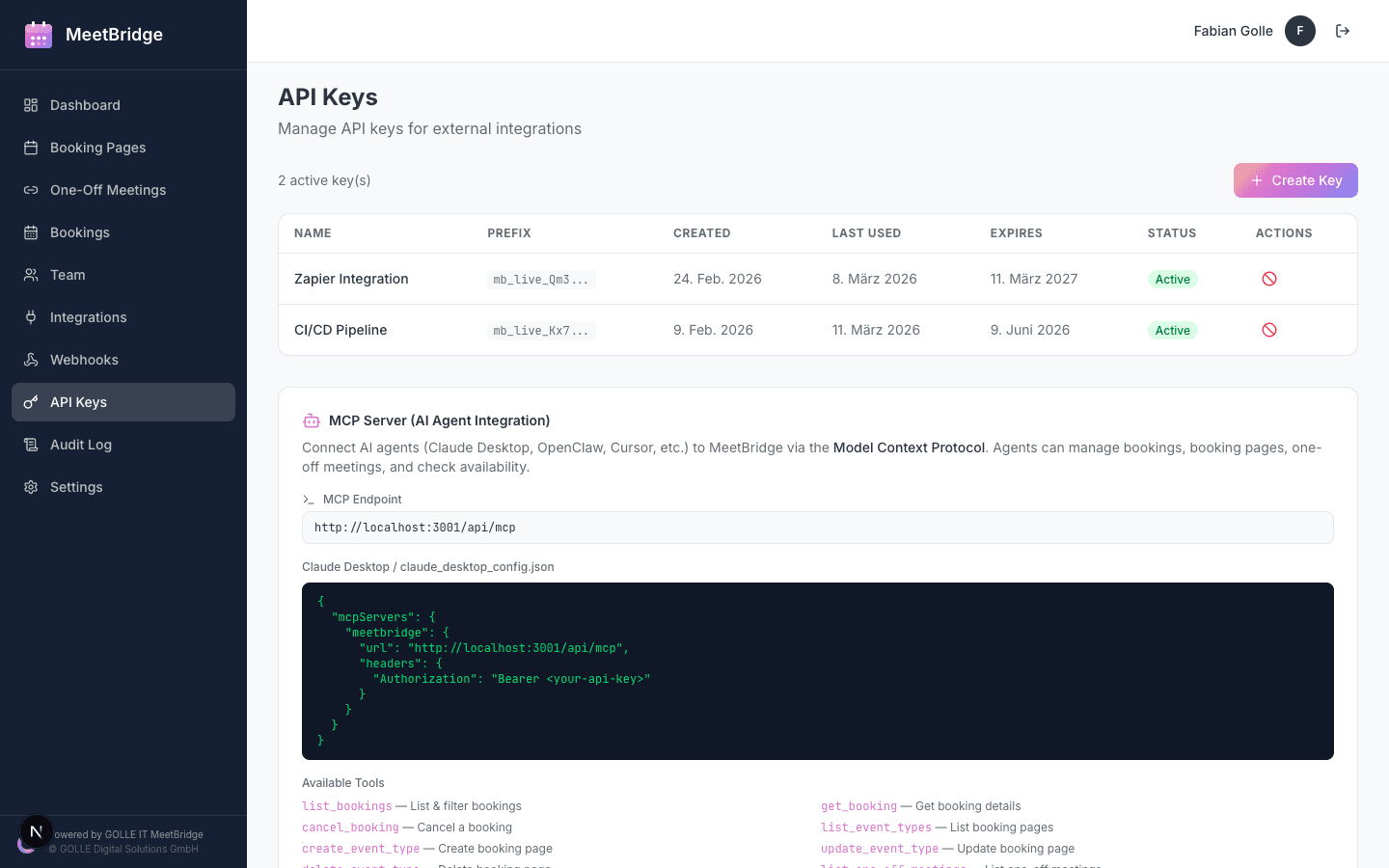 MeetBridge — Intelligente Terminplanung: Screenshot 6