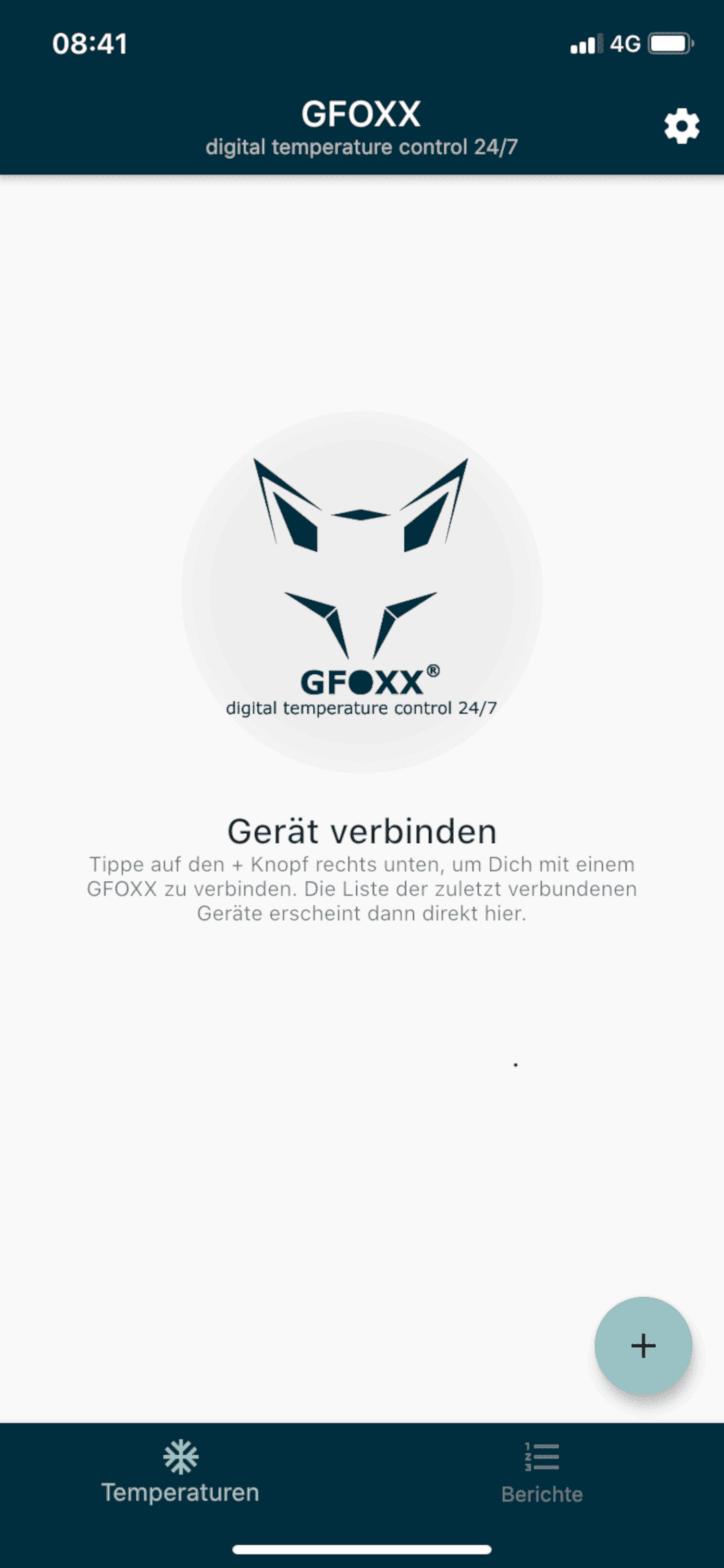 PolarFoxx — IoT Temperaturüberwachung: Screenshot 1