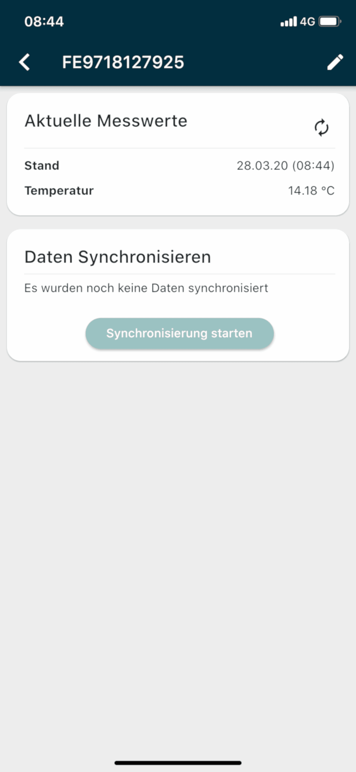 PolarFoxx — IoT Temperaturüberwachung: Screenshot 3