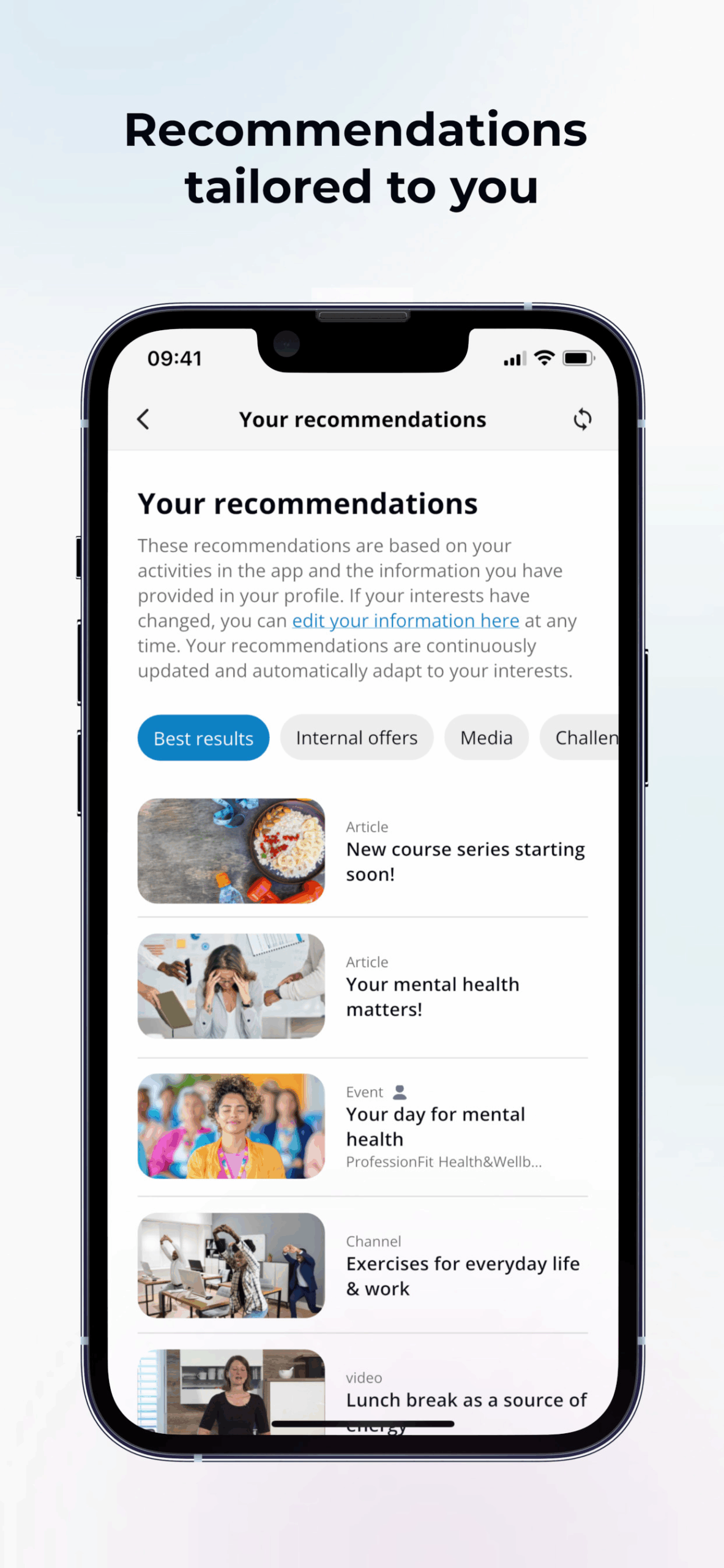Profession Fit — Betriebliches Gesundheitsmanagement: Screenshot 7
