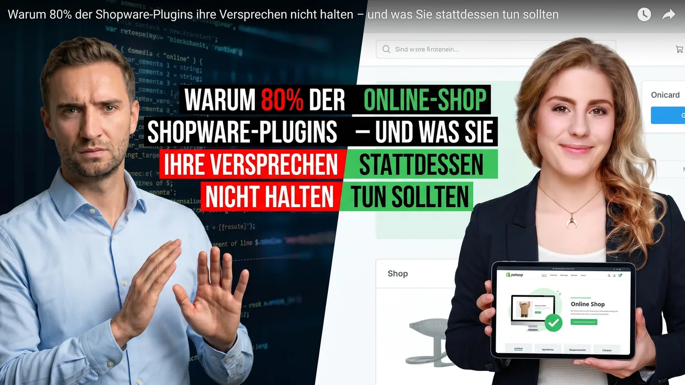 Shopware 6 Plugins: Die unbequeme Wahrheit über Standard-Lösungen (und wann Sie besser selbst entwickeln)